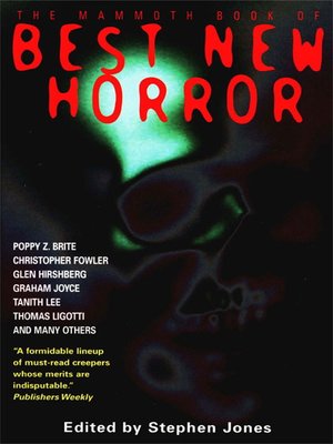 cover image of The Mammoth Book of Best New Horror 2002, Volume 13